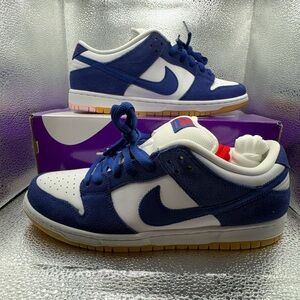 Nike SB Dunk Low Los Angeles Dodgers Blue White Gum DO9395-400 Low Top Sneakers